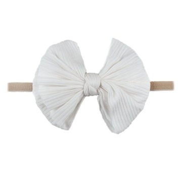 Детский ободок с бантиком - светло-фиолетовый