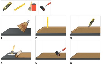 ГУМОЛИТ ЧЕРНЫЙ ПВХ КОВЕР MODERN LOFT HOME, ширина 2 м