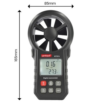 Анемометр Анемометр Измеритель ветра и температуры Точное чувствительное измерение