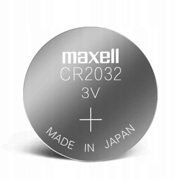 1 x bateria litowa MAXELL 3V CR 2032 DL2032 CR2032