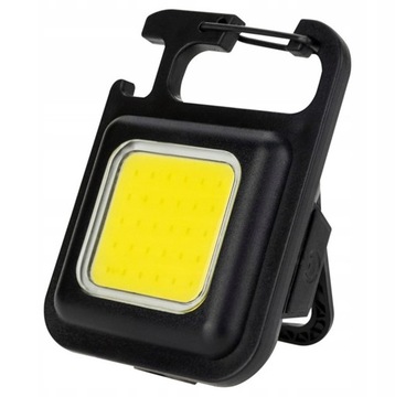 MOCNA MINI LATARKA WIELOFUNKCYJNA LED COB BRELOK MAGNES MULTITOOL UCHWYT