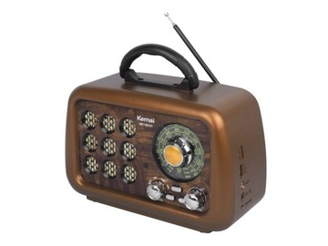 RADIO Kemai MD-1901 FM/USB/SD/AUX/BT RETRO aku. ZŁ