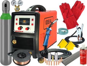 MIGOMAT EXPERT MIG 215 LCD MIG/MMA/TIG IDEAL ZESTAW