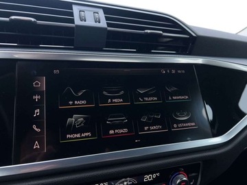 Audi Q3 II SUV 2.0 40 TFSI 190KM 2019 Audi Q3 Quattro Kamera Cofania Apple CarPlay Android Auto Salon PL 1Wlasci, zdjęcie 25