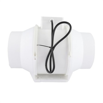 Cichy, 6,56-calowy wentylator kanałowy wyciągowy do hydroponiki, I9