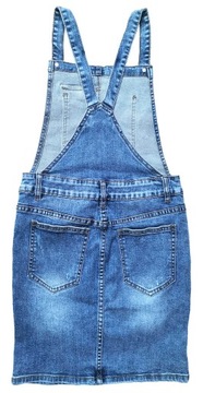 ДЖИНСОВОЕ ПЛАТЬЕ С ДЖИНСОВОЙ ЮБКОЙ