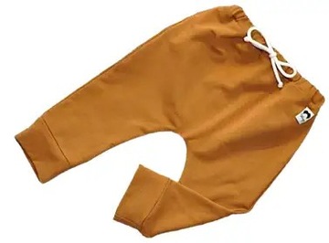 Spodnie musztardowe baggy rozmiar 158