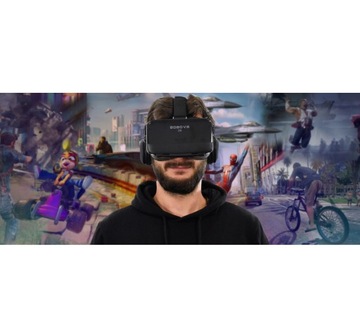 GOGLE VR OKULARY WIRTUALNE 360 SŁUCHAWKI BOBO
