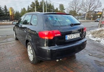 Audi A3 8P Hatchback 3d 2.0 TDI PD 140KM 2005 Audi A3 Sportback 2.0DieselQUATTROZarejestrowana w Polscekomplet alufelg, zdjęcie 5