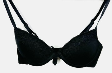 Biustonosz push-up 75B H&M czarny