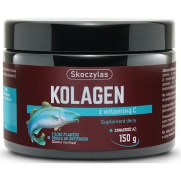 Kolagen Skoczylas - Kolagen Rybi z Dorsza Witamina C 150g Proszek do Picia