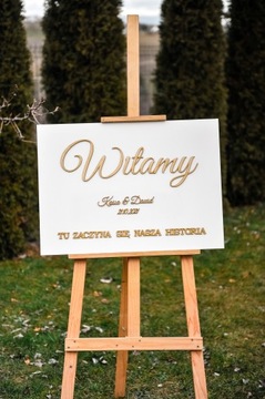 Tablica powitalna wesele dekoracja TAB-2DP