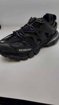 Balenciaga męskie r42 triple S Clear Sole Black Light