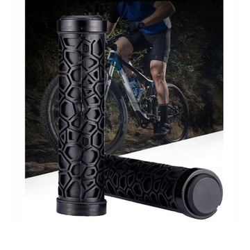 ROCKBROS BIKE GRIP ВЕЛОСИПЕДНАЯ РУЧКА РЕЗИНОВЫЕ РУЧКИ КРЫШКИ