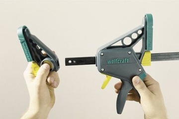 Одноручный зажим Wolfcraft EHZ PRO 100-150 с функцией разжима