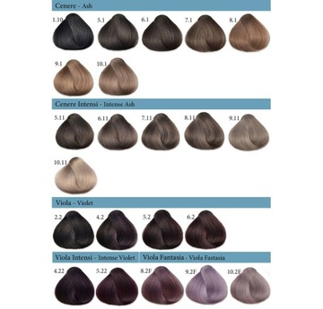 FANOLA 6.11 CREMA COLORE FARBA DO WŁOSÓW 100ML profesjonalna, trwała