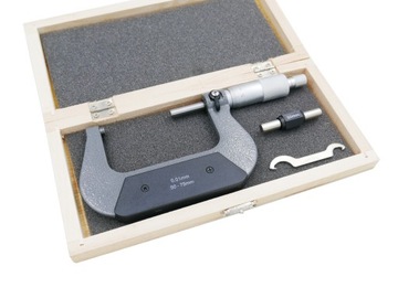 ВНЕШНИЙ МИКРОМЕТР 75-100 / 0,01 мм ДЕРЕВЯННАЯ КОРОБКА