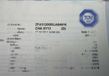 Fiat 500 II Seria 4 1.2 69KM 2018 Fiat 500 1,2 69KM LIFT Climatronic PANORAMA Serwis BEZWYPADKOWY Dla wymaga, zdjęcie 26