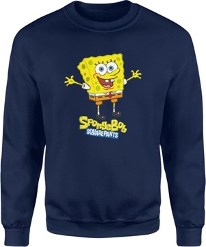 MĘSKA BLUZA BAWEŁNIANA SPONGEBOB SPANGEBOB ROZM L BEZ KAPTURA