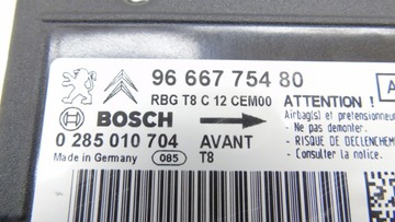 MODUL SENSOR AIRBAG PEUGEOT 5008 3008 I 9666775480