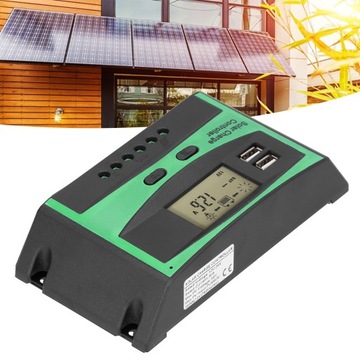 Kontroler ładowania słonecznego Regulator PWM rozładowania fotowoltaicznego 12?24V