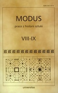 Modus Prace z historii sztuki VIII-IX UNIVERSITAS