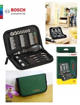 НАБОР BOSCH X-LINE ИЗ 38 БИТ И ГОЛОВОК + ОТВЕРТКА