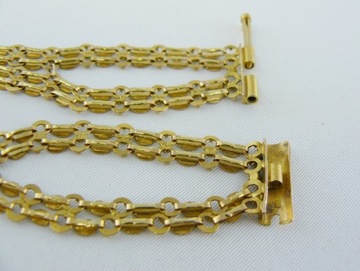 złota bransoleta pr 750 bransoletka ze złota 18k