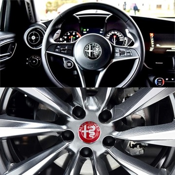 7 частей эмблемы автомобиля Alfa Romeo.