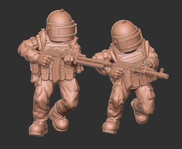 Солдаты РФ v1x2 mr3DPrint 28 мм