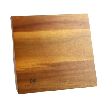 Stojak na noże blok do noży dębowy magnetyczny 22 cm