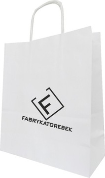 TORBA PAPIEROWA Z TWOIM LOGO A4 24x10x32 100 SZT