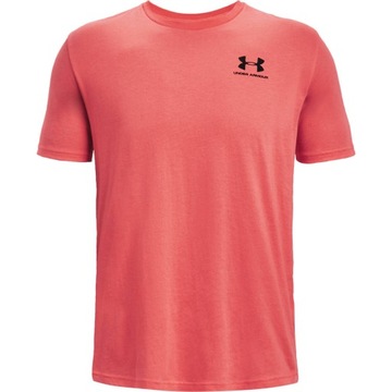 Under Armour T-Shirt Ua M Sportstyle Lc Ss 1326799 Czerwony Loose Fit