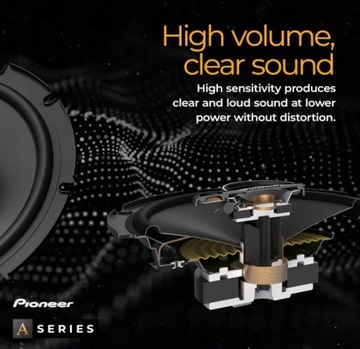 Автомобильные колонки PIONEER TS-A6961F 4-полосные, размер 6x9, МАКС. МОЩНОСТЬ 450 Вт