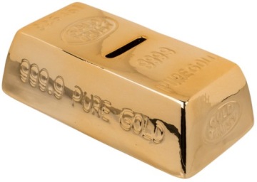 Керамическая копилка GOLDen bar decoration