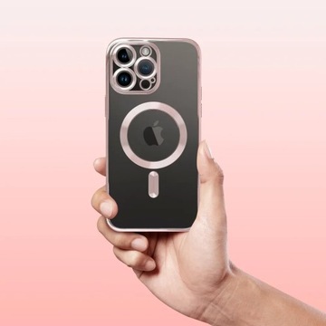 Чехол Electro Mag Cover, совместимый с MagSafe, для IPHONE 14, розовое золото