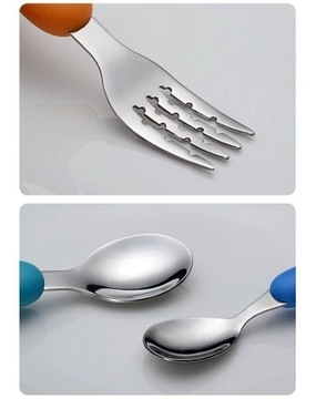 ДЕТСКИЕ СТОЛОВЫЕ ПРИБОРЫ СВИНКА ПЕППА 4 ШТ YISIYOU столовые приборы из нержавеющей стали