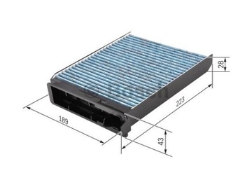 BOSCH FILTR VZDUCHU KABINA DACIA DUSTER LOGAN