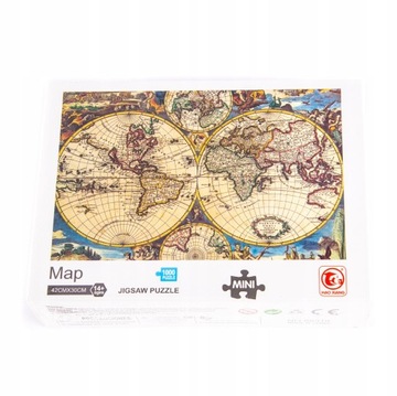 PUZZLE MINI 1000el. Historyczna Mapa Świata