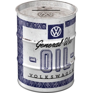 Skarbonka VOLKSWAGEN OIL metal puszka prezent