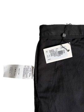 ARMANI EXCHANGE lniane spodnie czarne męskie r. 32