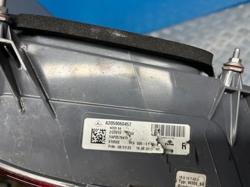 MERCEDES W205 СЕДАН ПРАВЫЙ ЗАДНИЙ ФОНАРЬ LED
