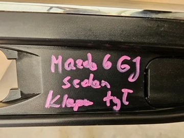 MAZDA 6 GJ III SEDAN 2012 - ХРОМИРОВАННАЯ КРЫШКА БАГАЖНИКА
