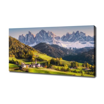 Foto obraz na płótnie Panorama góry 120x60 cm