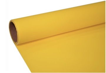 Folio-papier celofanowa florystyczna rolka 9y 50 cm wzór ŻÓŁTY MAT