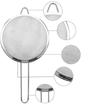 SITKO do mąki cukru CEDZAK DURSZLAK NIERDZewny 14