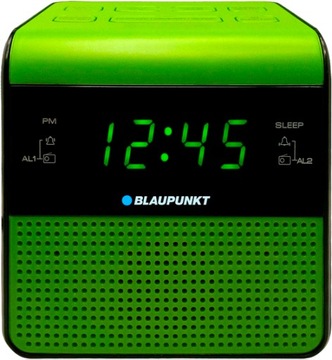 BLAUPUNKT CR50GR Radiobudzik FM/Alarm zielony