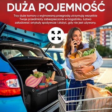 ОРГАНАЙЗЕР ДЛЯ БАГАЖНИКА С 3 ОТДЕЛЕНИЯМИ