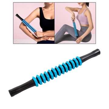 Masażer do ciała Przenośny, elastyczny przyrząd do zwijania, wielofunkcyjny, niebieski