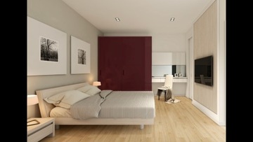 Акриловые фасады Акрил-24 БОРДОВЫЙ ГЛЯНЦЕ 596х255